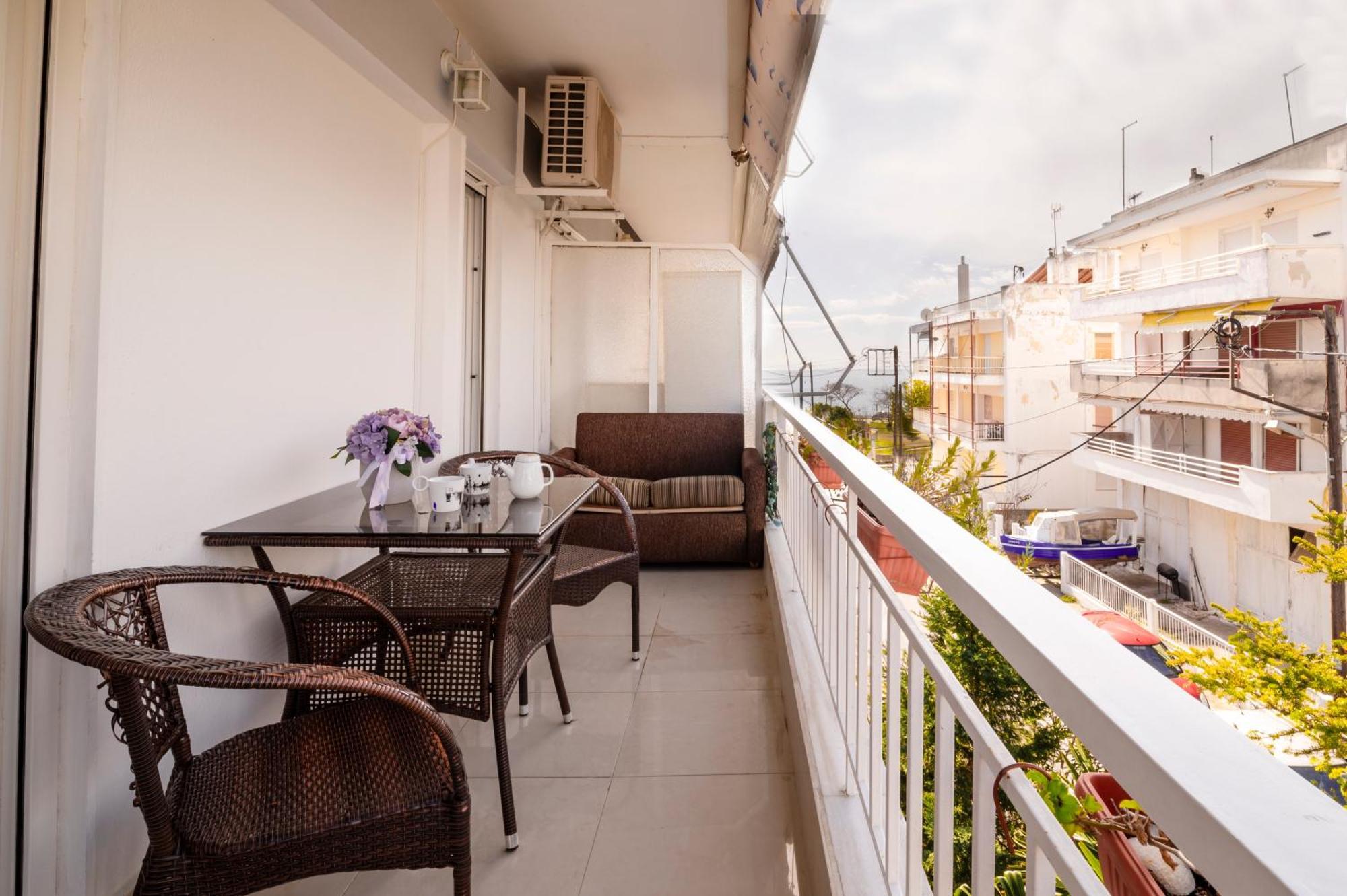 Nea Kallikrateia Emi'S Beach Apartment מראה חיצוני תמונה